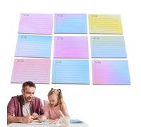 Lined Sticky Notes for Planner, Memo Sticky Notes, Planning Adhesive English Memo Notes Sticky Notes 450 Sheets - Double Glue Paper Sticky Notes, , Pp