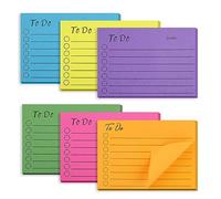Lined Sticky Notes, Self-Stick Note Pads, 70 x100 mm to Do List Sticky Notes, School Supplies Office Products, Writing Memo for Annotating, Notebook Holiday Shop, Daily Life Organization