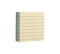 Lined Sticky Notes to Do List Pad, 200 Sheets Colorful Sticky Notes Lined Self-Stick Memo Pads,Strong Adhesive(7.6 * 7.6cm)