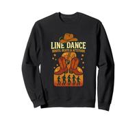 Linedance Sayings & Line Dancing Motifs Sweatshirt
