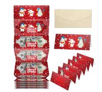 Linelglobal Christmas Gift Box for Boy Girl Men Women Red Green Blue Pink Christmas Design