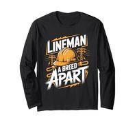 Lineman A Breed Apart Power Line Long Sleeve T-Shirt