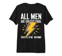 Lineman All Men are Created Equal Then A Few Become Lineman Premium T-Shirt
