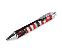 Lineman Am-erican Flag Electric Cable Lineman Retractable Ballpoint Pen Black Ink Ball Point Pen Work Pens 1 PCS