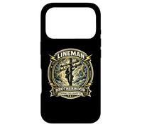 Lineman Brotherhood Keeping the Lights On Badge Case for iPhone 17 Pro