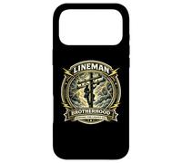 Lineman Brotherhood Keeping the Lights On Badge Case for iPhone 17 Pro Max