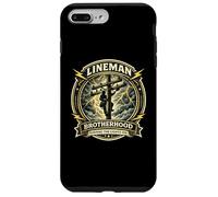 Lineman Brotherhood Keeping the Lights On Badge Case for iPhone 7 Plus/8 Plus