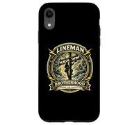 Lineman Brotherhood Keeping the Lights On Badge Case for iPhone XR