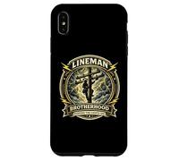 Lineman Brotherhood Keeping the Lights On Badge Case for iPhone XS Max