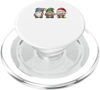 Lineman Christmas Gnome Lights Utility Worker Holiday Fun PopSockets PopGrip for MagSafe