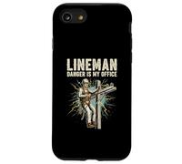 Lineman Danger Is My Office Electrical Utility Worker Case for iPhone SE (2020) / 7/8
