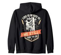 Lineman Humor Zip Hoodie