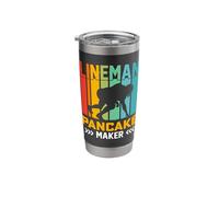 Lineman Pancake Maker - American Football Stainless Steel Insulated Tumbler