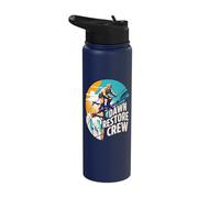 Lineman Pride Line Crew Power Grid Keeper Storm Restoration Stainless Steel Insulated Water Bottle
