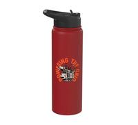 Lineman Pride Line Crew Power Grid Keeper Storm Restoration Stainless Steel Insulated Water Bottle