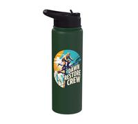 Lineman Pride Line Crew Power Grid Keeper Storm Restoration Stainless Steel Insulated Water Bottle