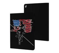 Lineman State US Flag Case Compatible for ipad Pro/2016 ipad Pro (9.7in) Tablet Cases Stand Protective Cover with Sleep/Wake