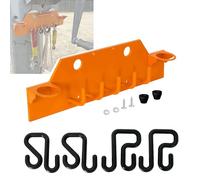 Lineman Tool Board for Bucket Trucks Heavy Duty Tool Organizer with Two 3" and Two 2" Aerial Bucket Hooks,Linework Bucket Truck Accessories