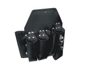Lineman Tool Pouch, 5-Pocket and Knife Snap, Durable Leather, 25 x 28 cm Klein Tools 5118P5