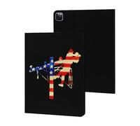 Lineman U.S. Flag Cute Tablet Case Unisex Slim Hard Protective Cover Compatible with iPad 9th/ 8th/ 7th
