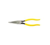 Klein Tools D2038 Long Nose Side Cutter, 0 V, Blue/Silver, 221 mm