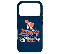 Linemen Because Quarterbacks Need Heroes Too Funny Football Case for iPhone 17 Pro