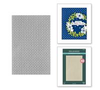 Linen 3D Embossing Folder from The Texture & Foliage Collection by Suzanne Hue