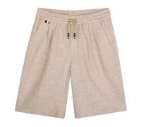 Linen-Blend Drawstring Shorts - unisex - Hugo - Shorts - Beige - 10 Y - Kids 10 Y