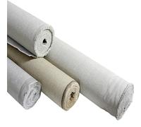 Linen Blend Primed Blank Canvas for Painting Layer Oil Painting Canvas 1m One Roll,28/38/48/58 Width for Oil Painting(Width 28cm)