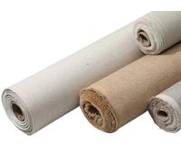 Linen Blend Primed Blank Canvas Layer Oil Painting Canvas Acrylic Painting 1m One Roll,28/48cm Width for Oil Painting(48cm Width)