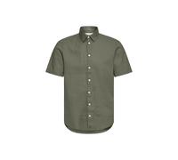 Linen blend shirt Casual Friday Aksel Vert S