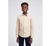 Linen Blend Shirt U.S. POLO ASSN. Fawn 10-11 Years
