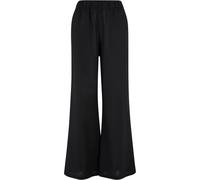 Urban Classics Linen Mixed Wide Pants Black XS Woman