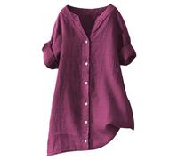 Linen Blouses for Women UK, tie dye Tops for Women UK, Swing Tops for Women UK, Tube Tops for Women Plus Size, Linen Clothing for Women, Women's Bubble Hem Tops, Ladies Tops Size 14 Red