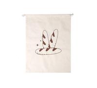 Linen Bread Bag Drawstring Loaf Artisan Baguette Eco