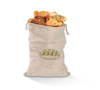 Linen Bread Bag Reusable Artisan Baguette Kitchen Keeping