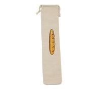 Linen Bread Bag Reusable Drawstring Large Washable Unbleached