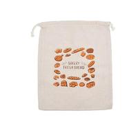 Linen Bread Bag Reusable Washable Food Organizer Kitchen