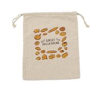 Linen Bread Bags - Reusable Canvas Storage Bag, Homemade Bread Organizer, Cloth Bag, Shoe Holder with Drawstring | Eco Friendly Linen Storage Bag