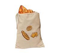 Linen Bread Bags - Reusable Linen Storage, Homemade Bread , Fabric Bag, Shoe Drawstring Holder, Environmentally Friendly Canvas Bag for Storing Sourdough Baguett, Horizontal Paragraph Two