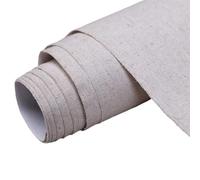 Linen Canvas for Painting Professional Blank Canvas for Painting 0.5m one Roll Layer Acrylic Oil Linen Blend Primed Beginner Art Supplies(68cm Wide 0.5M Long)