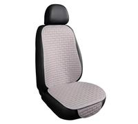 Linen Car Seat Covers for Chevrolet Silverado,Anti-Slip Breathable Linen Bottom Seat Protector Covers with Storage Pockets,Durable,Universal,A/Grey-1set front