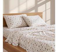 Linen Closet 160 GSM 100% Cotton Percale Sheet Set Queen Whimsical Parade