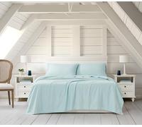Linen Closet Cotton Soft Green Full Set Sheet 4 Piece Set