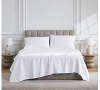 Linen Closet Luxury Cotton 1000 Thread Count Egyptian Cotton 4-Piece Sheet Set, King, Arctic White