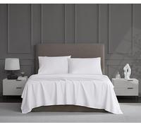 Linen Closet Luxury Cotton 1200 Thread Count Hotel Luxury 4-Piece Sheet Set, King, White