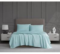 Linen Closet Luxury Cotton 1200 Thread Count Hotel Luxury 4-Piece Sheet Set, Queen, Aqua
