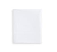 Linen Closet Luxury Cotton Percale Flat Sheet, Queen, White