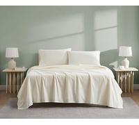 Linen Closet Organic Cotton Fresh Ivory King Sheet Set 4 Piece Set
