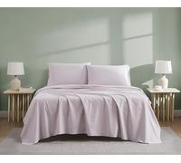 Linen Closet Organic Cotton Lavender Queen Sheet Set 4 Piece Set